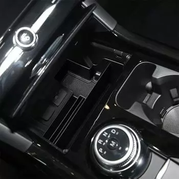 Центральный консольный лоток для FORD Explorer 2020 2024 2024 2024 2024 Ящик для хранения в подлокотнике Органайзер для центральной консоли Автомобильные аксессуары для ABS