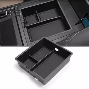 Центральный консольный органайзер для Lexus GX 550 Вставной ящик для хранения вещей Внутренний водонепроницаемый нескользящий резиновый коврик Солнцезащитные очки Салфетки Ключи Мобильные телефоны Автомобиль чёрный