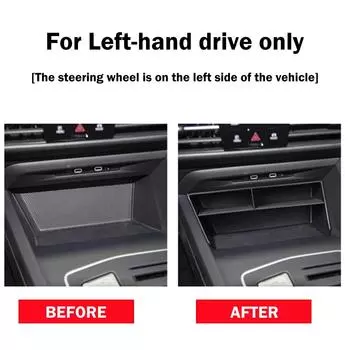 Центральный консольный органайзер для Volkswagen VW Golf MK8 Golf 8 2020 - 2025 LHD ящик для хранения контейнер чехол аксессуары