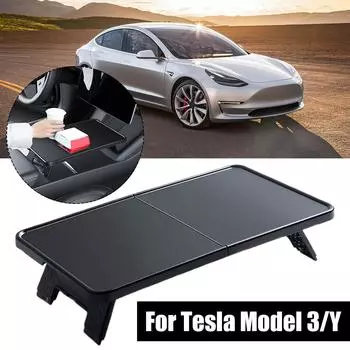 Центральный консольный столик для еды для Tesla Y 2024-2024 2024 складной центральный пульт управления небольшой столик доска обеденная тарелка T7D0
