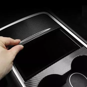 Центральный контрольный патч жесткая пленка ПВХ изменение цвета пленки аксессуары защитные для Tesla Model 3/Y 2024 2024 2024