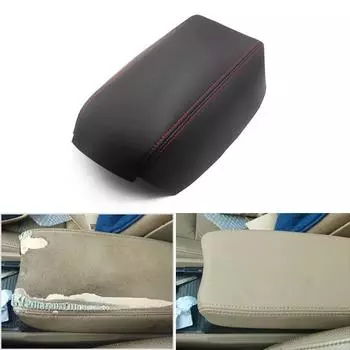 Центральный подлокотник из микрофибры, защитная крышка консоли для Honda Civic 8th Gen Sedan 2006 2007 2008 2009 2010 чёрный