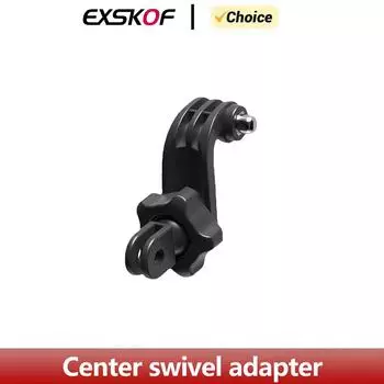 Центральный поворотный адаптер с вращением на 360° для GoPro Hero 12 11 10 9 8 7 6 5 4 Insta360 X2 X3 DJI Osmo аксессуары для экшн-камер