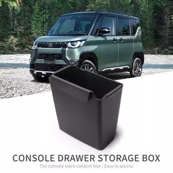 Центральный ящик для хранения вещей для MITSUBISHI Delica Mini ek Cross/EV/Wagon/space Center Console Organizer Containers Accessories P4G1