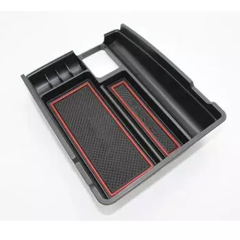 Центральный ящик для хранения вещей в подлокотнике автомобиля для Nissan X-trail X Trail T32 Rogue 2014-2024, держатель для перчаток в подлокотнике, контейнер чёрный