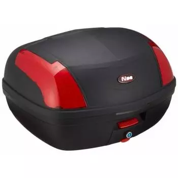 Центральный задний кофр для велосипедных деталей 48 л черный/красный верхний кофр 907905