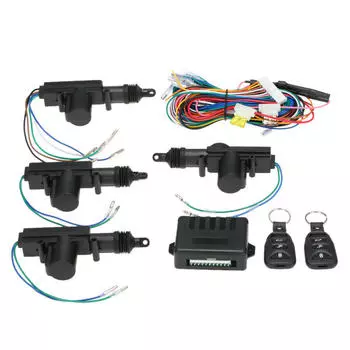 Центральный замок двери автомобиля, система дистанционного управления, система бесключевого доступа, сигнализация с комплектом блокировки центрального управления