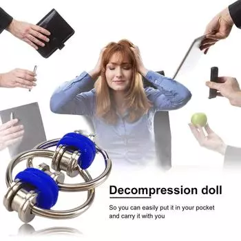 Цепь для декомпрессии Folulus, вентиляционная цепь для расстегивания велосипедной цепи, металлический брелок-игрушка One Size
