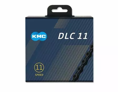 Цепь KMC X11 DLC для скорости 11S/11 скорость/11 (черный) [элемент] чёрный