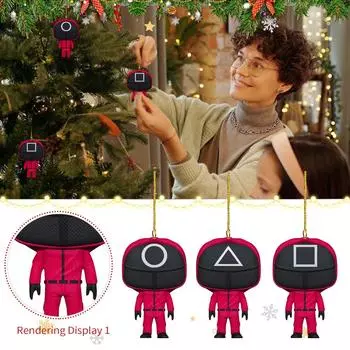 Цепь Популярная серия Кукла Брелок Автомобиль Рюкзак Подвеска Подарок Рождественские Украшения One Size