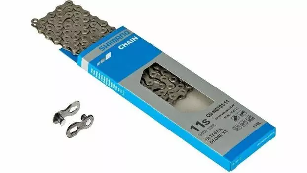 Цепь SHIMANO для 11S с быстросъемным соединением ICNHG70111116Q CN-HG701-11 (116л)/SM-CN900-11