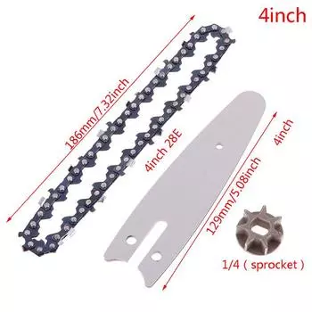 Цепная пила 4/6 дюйма для мини-электрической бензопилы, деревообрабатывающий режущий инструмент, одноручный инструмент 186mm