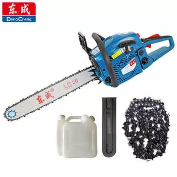Цепная пила Dongcheng FF03-YD-54 Бензиновая пила для резки леса Машина для резки дерева Масляная цепная пила Садовые инструменты Dongcheng FF03-YD-54