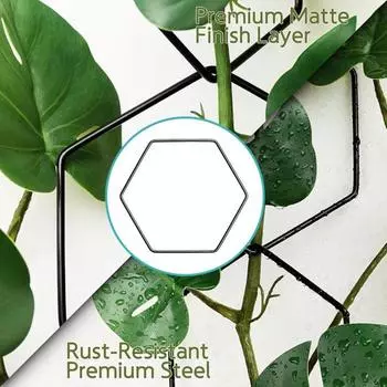 Цепная решетка, устойчивая к атмосферным воздействиям, простая установка, DIY шестиугольные кольца, опора для виноградной лозы