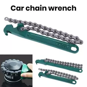 Цепной гаечный ключ, плоскогубцы, инструмент для снятия с эргономичной ручкой, высокая прочность, широкая регулировка