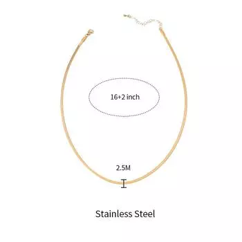 Цепочка Blade Chain Универсальное высококачественное ожерелье в стиле хип-хоп с цепочкой из змеиной кости