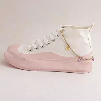 Цепочка для обуви с цветами ромашки, стразы, подвесная обувь, декор для повседневной обуви, подарок