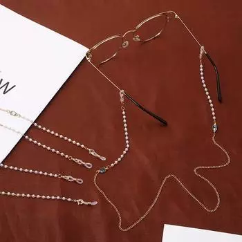 Цепочка для очков, привлекательный яркий цвет, модная цепочка для очков для чтения, шнур для очков зелёный