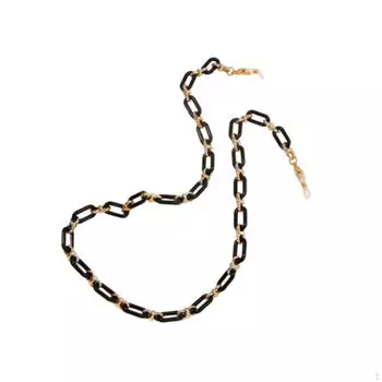 Цепочка для очков, ремешок для солнцезащитных очков на шею, легкий шнур для вечеринки black