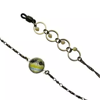 Цепочка для очков TAMARUSAN Rose Chic бирюзового цвета (Тамарусан)