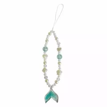 Цепочка для телефона из ракушек, жемчужный ремешок для мобильного телефона, ювелирное изделие, подарочный ремешок для мобильного телефона, брелок для телефона style 3