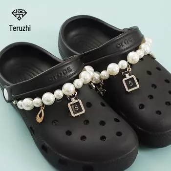 Цепочка для украшения обуви Thanos для обуви с перекрестными отверстиями - съемный верхний цепочный аксессуар