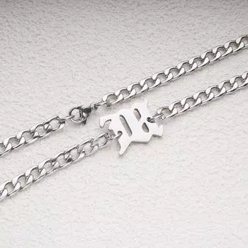 Цепочка Ha Ключица Цепочка Нержавеющая сталь Ожерелье