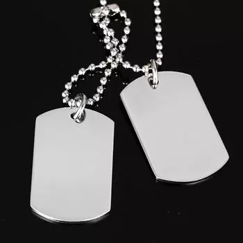 Цепочка из нержавеющей стали, ожерелье, кулон для женщин и мужчин, модные ювелирные изделия