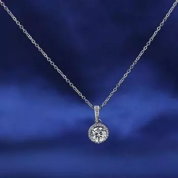 Цепочка из титановой стали для ключицы с бриллиантами в горошек, Женское ожерелье из нержавеющей стали с подвеской из циркония, Подарки на День святого Валентина