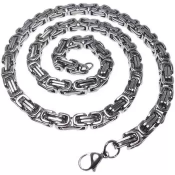 Цепочка, модное подарочное колье, модные украшения, ожерелье в корейском стиле, ожерелье из титановой стали, мужское ожерелье 50cm