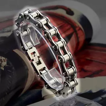 Цепочка Мужская Титановая Сталь Механический Стиль Персонализированные Ювелирные Изделия 21cm