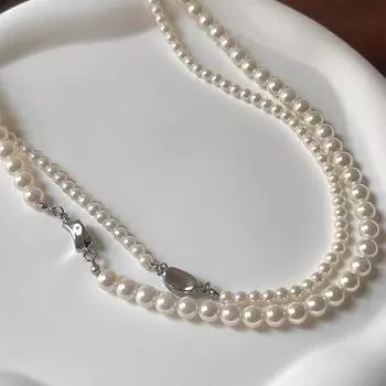 Цепочка на ключицу с пряжкой в виде слитка S925, 40 см 4mm