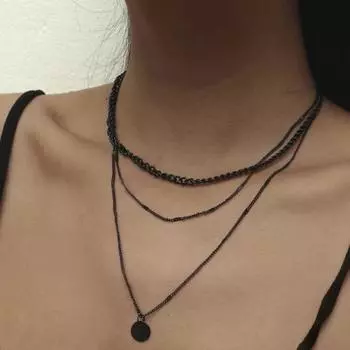 Цепочка на ключицы Классическая Легкая Мода