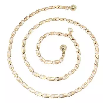 Цепочка на талию для женщин, металлический крючок, регулируемая цепочка на талию, декоративная цепочка для платья серебряный