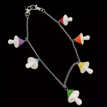 Цепочка на талию, подвеска в виде гриба, украшение для мужчин и женщин, износостойкая цепочка для брюк для повседневного ношения