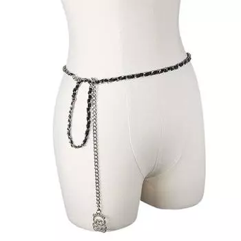 Цепочка на талию с бабочками Женский пояс Женский декоративный пояс для платья Талия с юбкой Jk Цепочка для брюк Юбка-комбинация 120cm