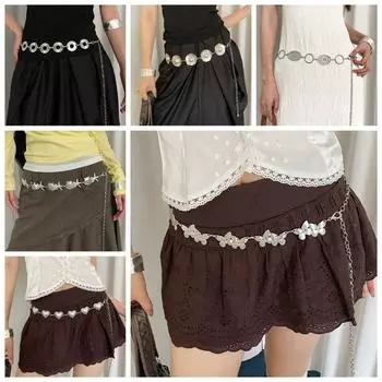 Цепочка на живот, платье, пояс, цепи, металлические кисточки, цепочка на тело, креативные богемные цепи на талию, танец живота Style F