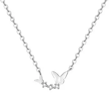 Цепочка-ошейник с бантом для женщин, легкая роскошь, маленькое и популярное ожерелье, новое простое украшение серии Xiasen