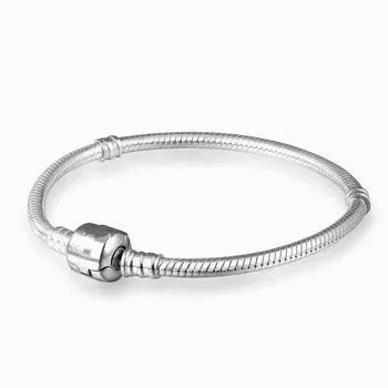 Цепочка Подарочный Очаровательный Браслет Змея Шарм Бусины Браслеты 16cm