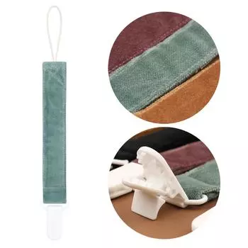 Цепочка с зажимом для пустышки, детская соска-пустышка с пластиковым зажимом, надежная игрушка для прорезывания зубов, безопасная пустышка для мальчиков и девочек 7