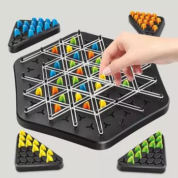 Цепочка Triggle шахматная игра Triggle Rubber Band Game игрушка для детей интерактивная настольная игра набор для семейного праздника подарок