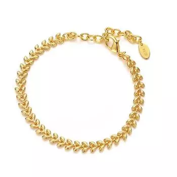 Цепочка Ветра Дизайн колосьев пшеницы Дизайн Холодного Ветра Украшение для ног Творческая личность Простой браслет-цепочка