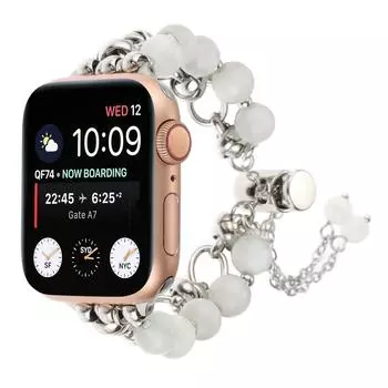 Цепочки-бусины серии Pearl подходят для AppleWatch Apple Watch ремешок для часов iwatch 8-го поколения 765se 38/40/41
