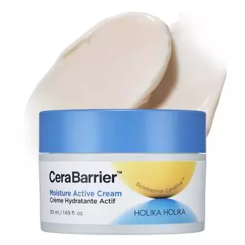 Cera Barrier Moisture Active Holika нежный суперчувствительный крем [HOLIKAHOLIKA] Крем, Holika, увлажняющий, церамиды, кожа, низкое раздражение