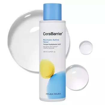 CERABARRIER MOISTURE ACTIVE TONER от HOLIKA Нежный сильный защищает кожу от внешних содержит супер для чувствительной низкой раздражимости HOLIKA.