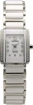 Ceramic 3 Hand Watch T9872TW White [Technos] Women s