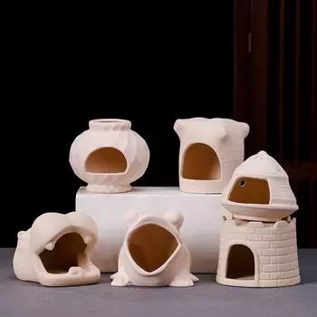 Ceramic Aquarium Shrimp Hideaway Multi-style Mushroom Fish Spawning Cave Miniature Decoration Style 15