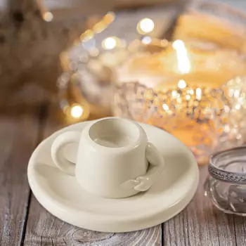 Керамический подсвечник с ручкой, подставка для свечей, декоративные центральные элементы свадебного стола для Style C