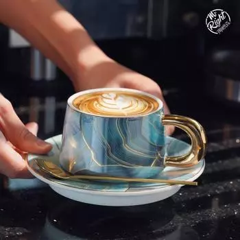 Ceramic Coffee Mug with Kiln Change, Japanese Retro Style, Ceramic Cups, Creative Gift for Friends, Ceramic Breakfast Cup, 220ml 200ML