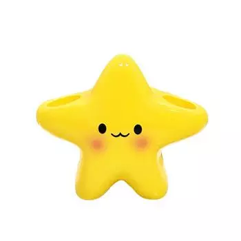 Ceramic Electric Toothbrush Holder Cartoon Star Toothpaste Rack Durable Toothbrush Storage Rack